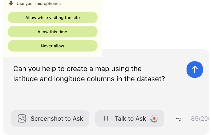 Talk to ask Talk to ask